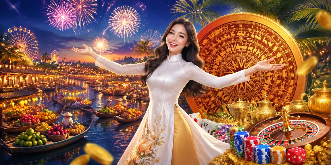 Không khí lễ hội casino sôi động tại khu vực Mekong trên 12t